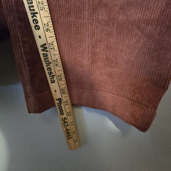 LL Bean Comfort Waist Straight Corduroy Pants Mens 38wx31L Brown Preppy 502864 - Picture 14 of 16